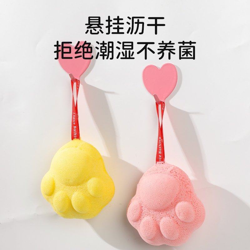 儿童洗澡海绵婴儿洗头刷宝宝搓澡魔芋扑扑棉新生儿搓泥沐浴球,淘宝优惠券,粉丝福利购,淘宝优惠卷