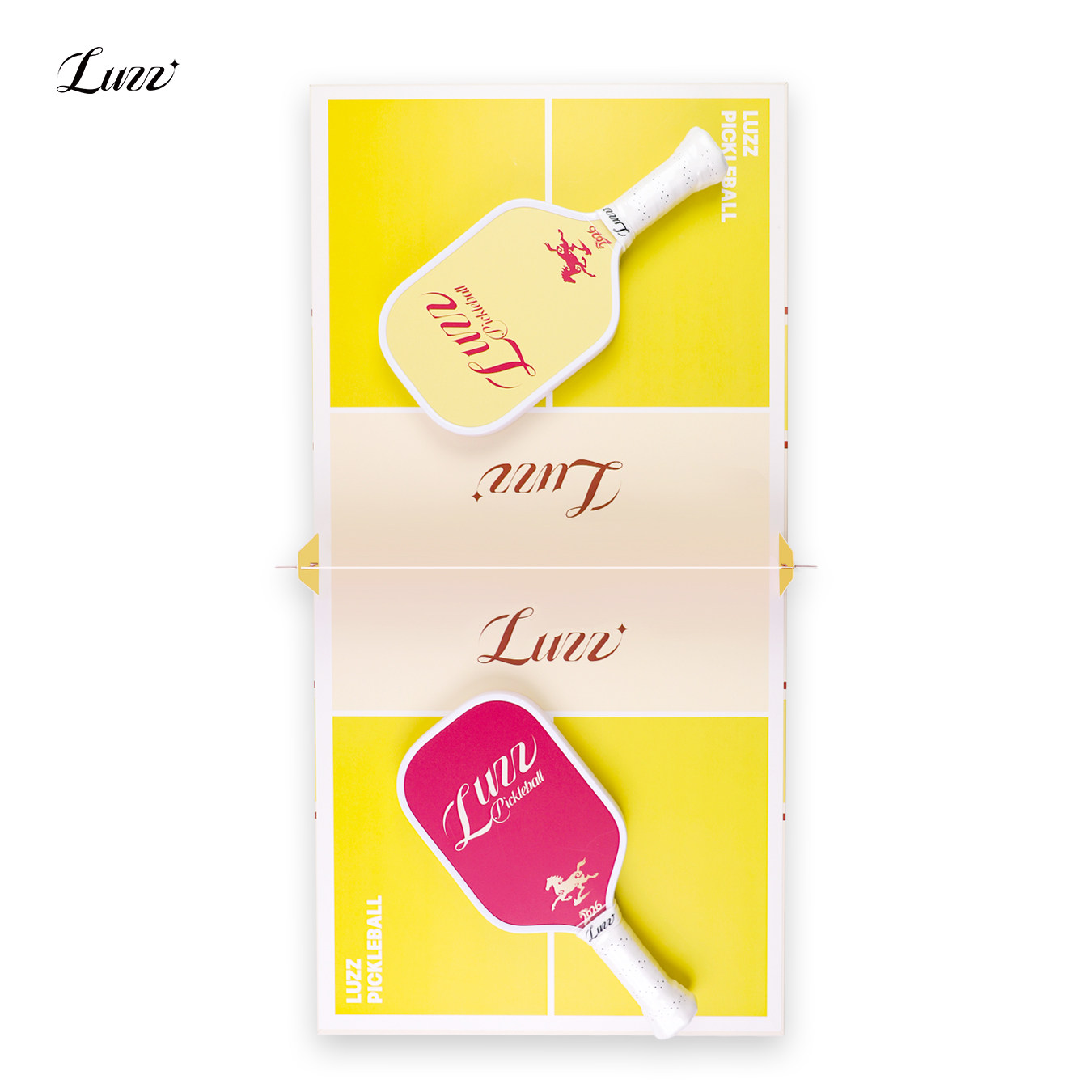 Luzz路兹新年限定礼盒桌面迷你匹克球台训练娱乐折叠便携马年送礼,淘宝优惠券,粉丝福利购,淘宝优惠卷