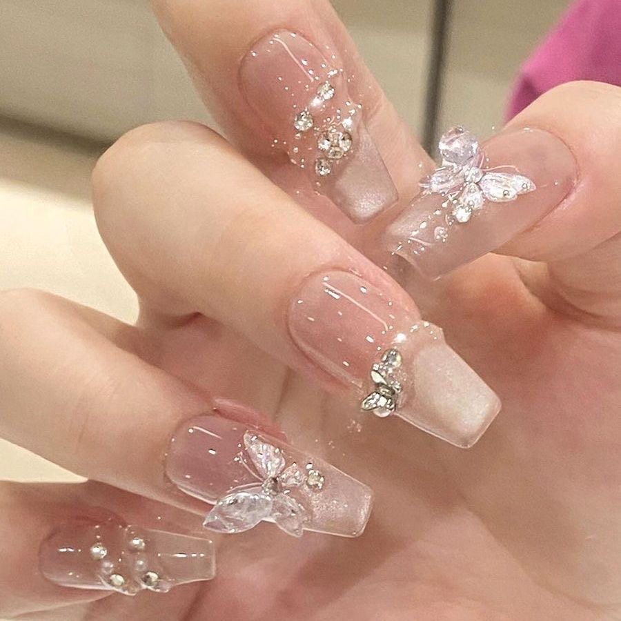 2025秋冬新款设计师款法式猫眼高级感轻奢纯手工美甲贴片穿戴甲,淘宝优惠券,粉丝福利购,淘宝优惠卷