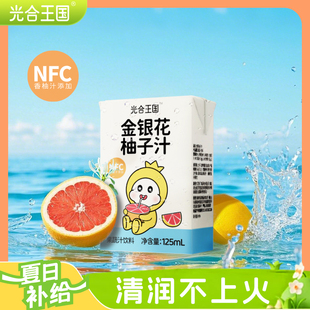 光合王国金银花柚子汁小瓶便携健康植物饮品