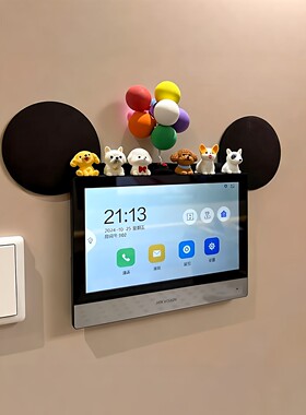 客厅玄关可视门铃高级感摆件