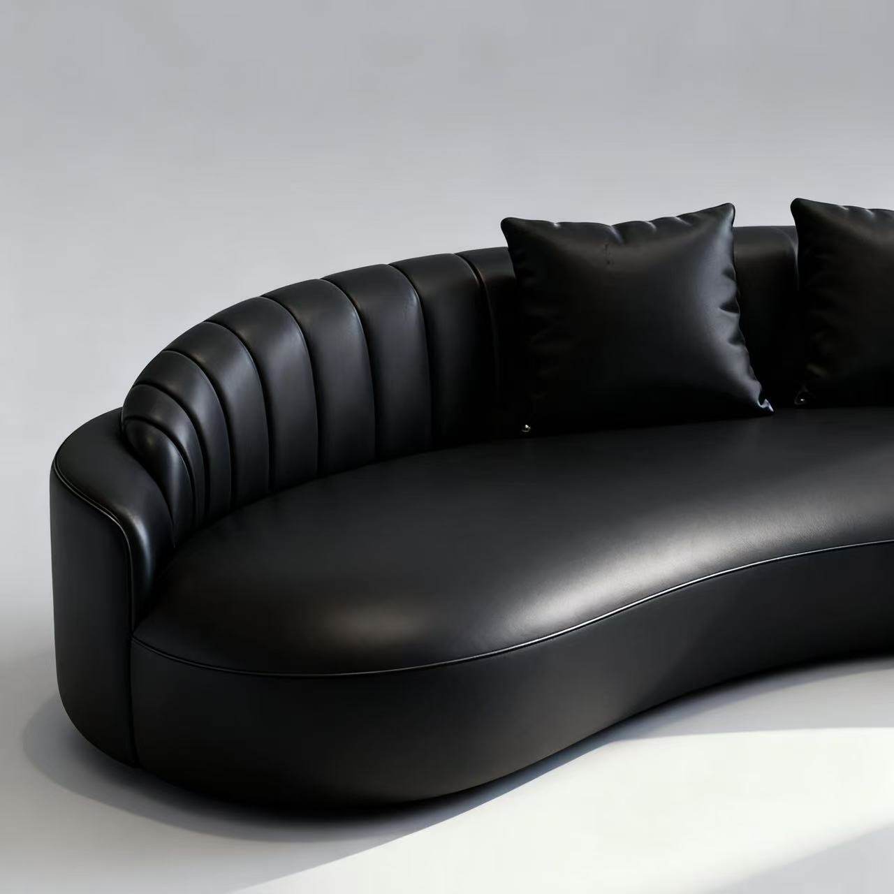 意式轻奢弧形沙发客厅酒店民宿办公室美容院服装店休息区接待洽谈,淘宝优惠券,粉丝福利购,淘宝优惠卷