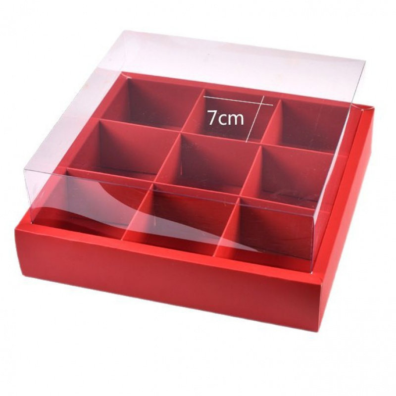 中秋红色九宫格花酥喜饼月饼包装盒46宫格打包盒子甜品杯子蛋糕,淘宝优惠券,粉丝福利购,淘宝优惠卷