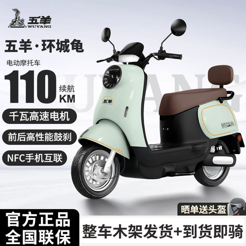 WUYANG五羊电动摩托车72V大马力长续航石墨烯踏板俩轮电动摩托车 - 图0