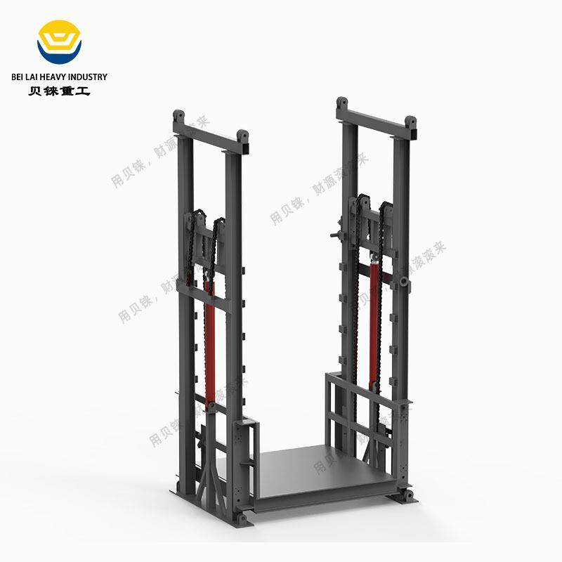 直顶式导轨式升降平台工厂直供吨5吨液压货梯简易导轨链条升降机,淘宝优惠券,粉丝福利购,淘宝优惠卷