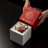 New Chinese style high-end red oriental aesthetic gift box gift-giving special packaging box cover bowl tea cup tea set gift box
