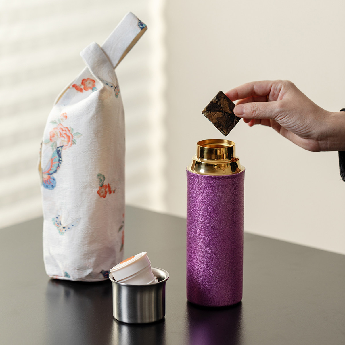 弥溪新款316不锈钢磁吸盖保温杯焖茶壶纯钛水杯大容量钛杯车载杯,淘宝优惠券,粉丝福利购,淘宝优惠卷