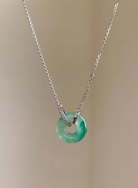 新中式平安扣吊坠项链女款高级感