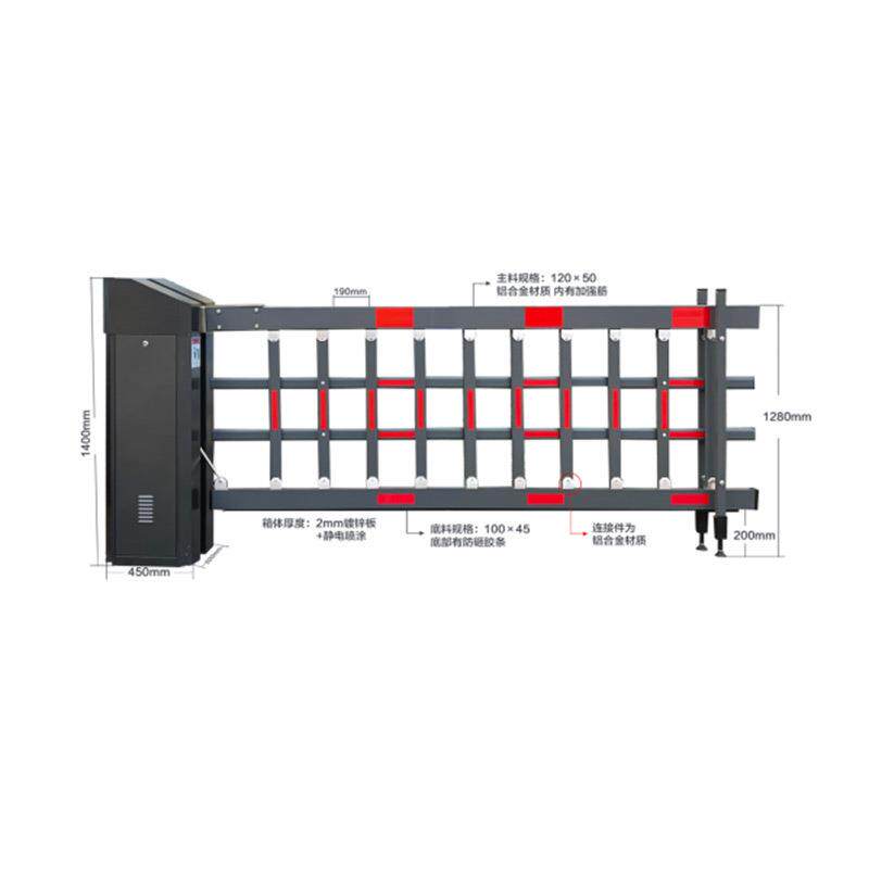出入口起落杆智能车牌识别道闸空降闸无人值守停车场收费管理系统 - 图0