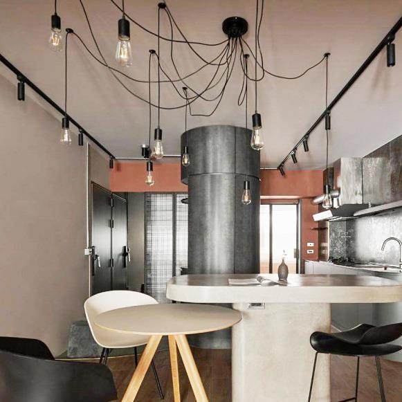 北欧简约卧室灯饰客厅餐厅家用照明灯泡螺口吊灯天女散花吊灯,淘宝优惠券,粉丝福利购,淘宝优惠卷