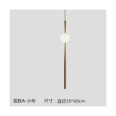 极简横竖条发光棒组合装饰吊灯店铺前台餐厅吧台橱窗艺术灯具 - 图2