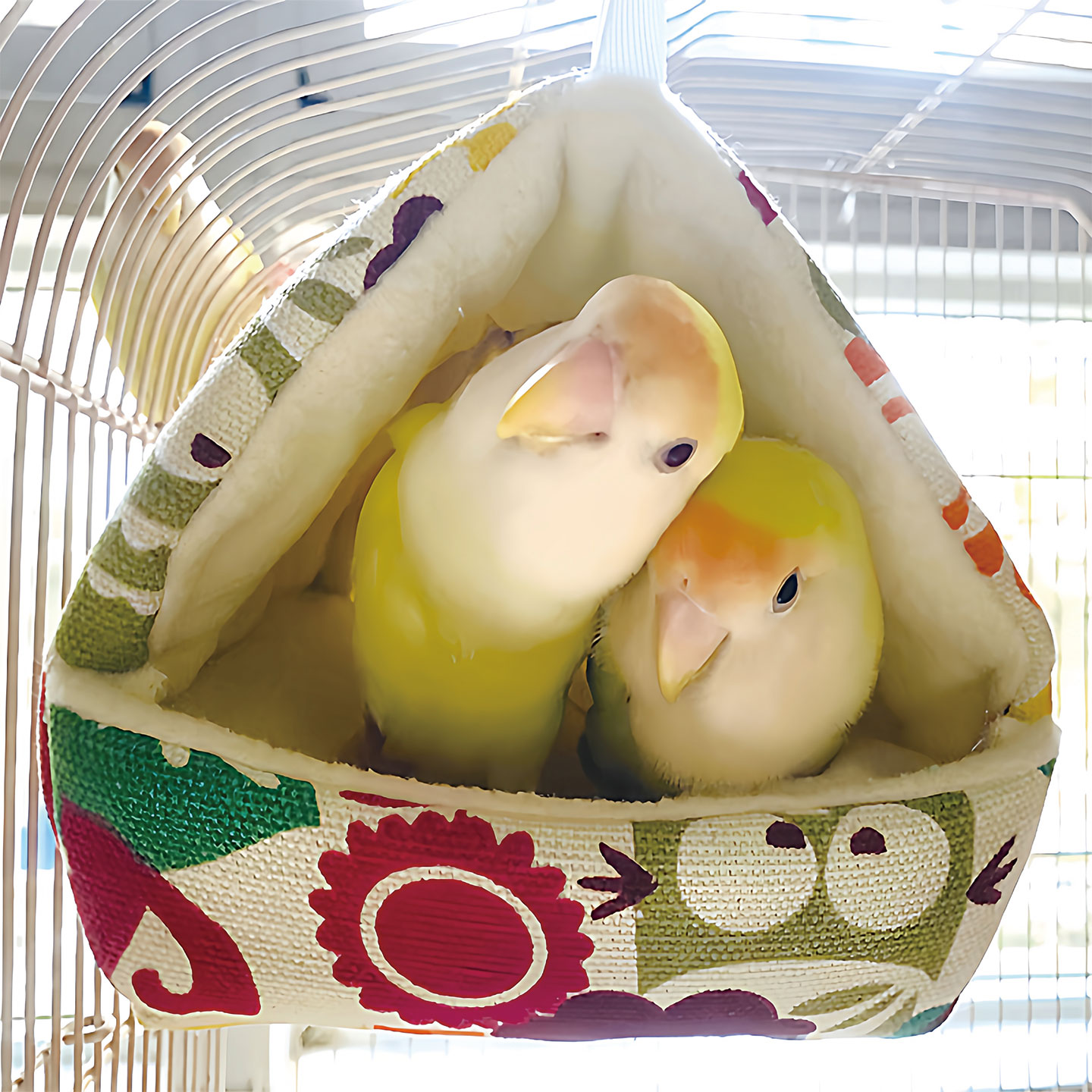 鹦鹉冬天棉窝加厚保暖窝牡丹玄凤小太阳专用过冬神器鸟窝睡觉窝 - 图3