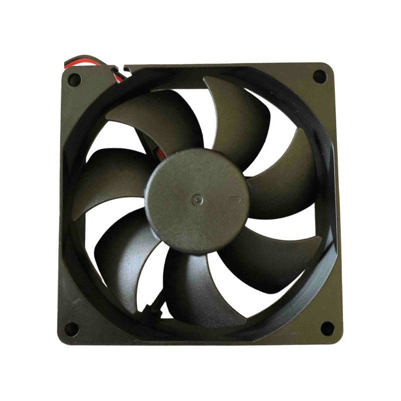 All-metal 9CM temperature-controlled ultra-large air volume cooling fan