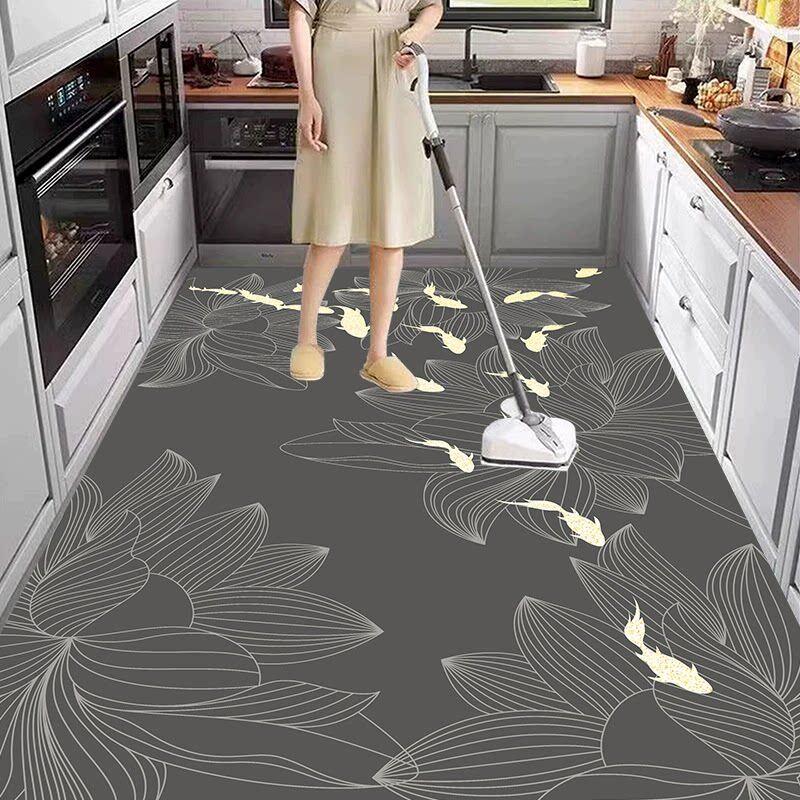 2026 diatom mud kitchen floor mat, non-slip, anti-oil, wipeable and washable, large area, full floor mat, water-absorbent special carpet