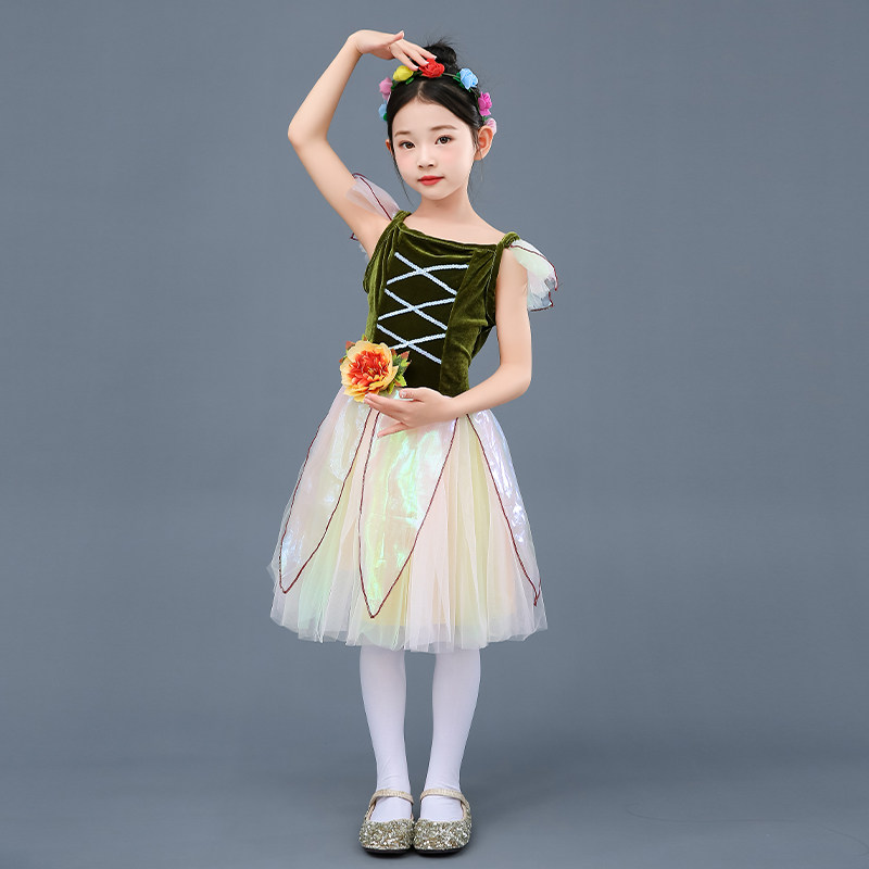 新款儿童蓬蓬纱裙小蜜蜂虫儿飞舞蹈萤火虫蝴蝶演出服中小学运动会,淘宝优惠券,粉丝福利购,淘宝优惠卷