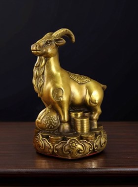 全套十二生肖铜摆件全黄铜鼠牛虎兔龙蛇马羊猴鸡狗猪属相铜工艺品