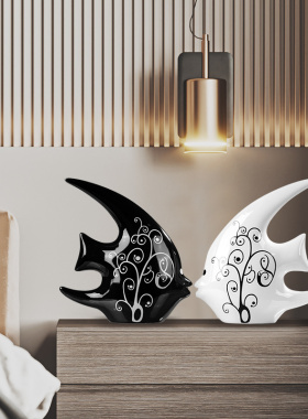 现代家居陶瓷装饰品摆件客厅酒柜工艺品摆设创意房间卧室个性饰品