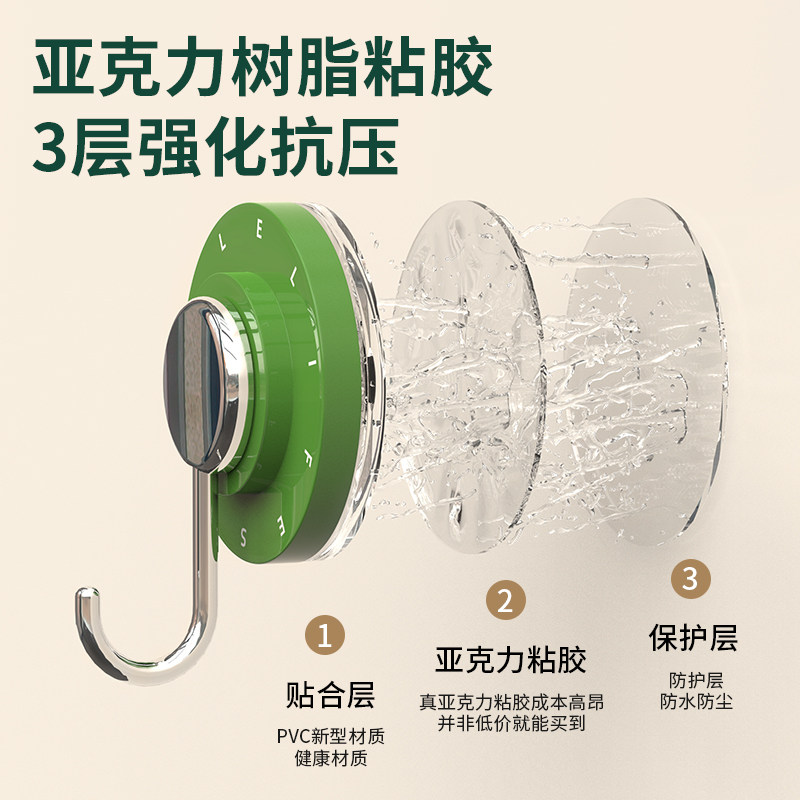 升级吸盘挂钩真空强力承重厨房无痕免打孔卫生间浴室挂钩浴巾粘钩,淘宝优惠券,粉丝福利购,淘宝优惠卷