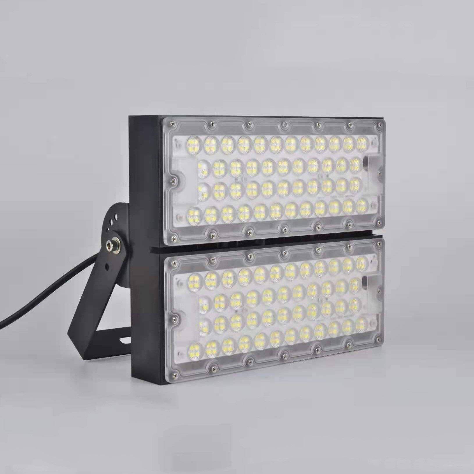 户外防水工程led投光灯调节高亮模组灯铝材大功率球场高杆射灯 - 图1