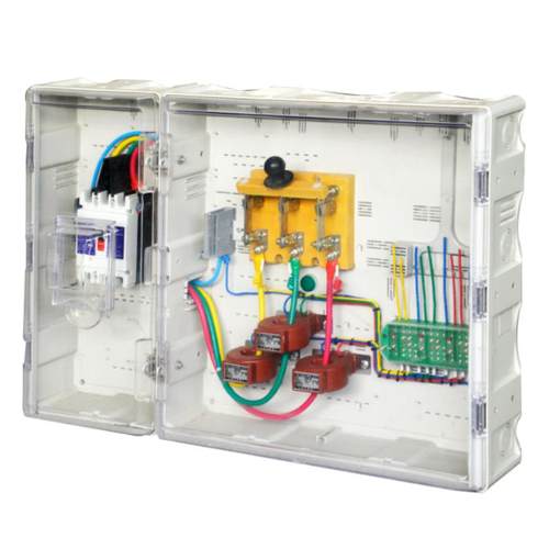 三相多功能组合箱互感器联合接线盒预付费电表箱塑料ABSPC - 图1