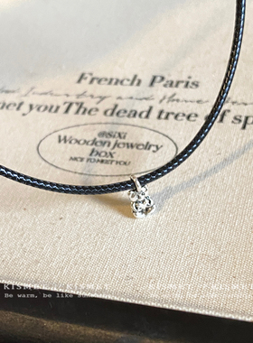 极简~bm风Choker小熊项链时尚简约秋冬百搭锁骨链女2025新款爆款