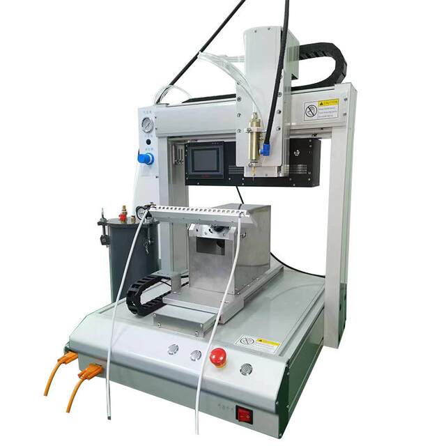 Fully automatic dispensing machine Automotive electronic wiring harness four-axis high-power hot melt syringe dispensing fast drying solidification integrated machine