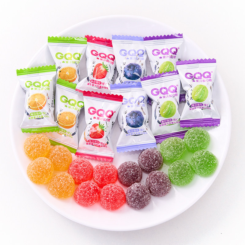 果汁酸Q软糖维生素软糖水果软糖结婚喜糖果散装儿童零食批发,淘宝优惠券,粉丝福利购,淘宝优惠卷