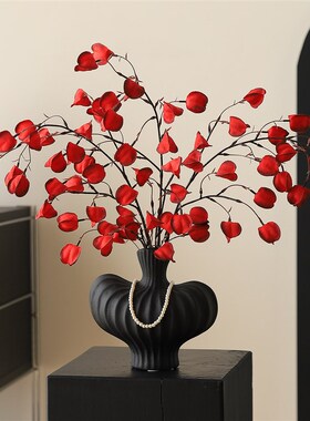 假花仿真花摆设2025新款客厅家里装饰品宋代美学软装新房氛围好物