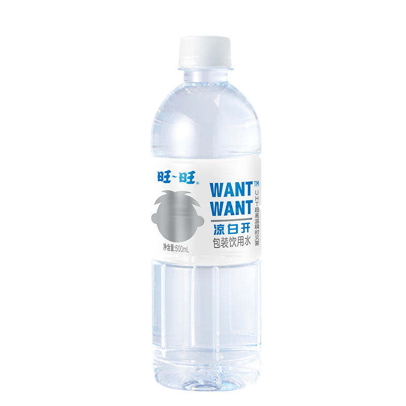 4月到期】旺旺凉白开包装饮用水500ml*15瓶整箱UHT超高温瞬时灭菌