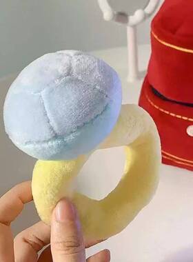 超大钻石玩偶戒指组套搞怪毛绒巨