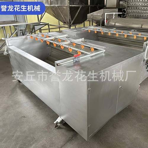 萝卜红薯土豆毛辊全自动清洗机芋头大姜去泥去皮U型毛辊清洗机 - 图0