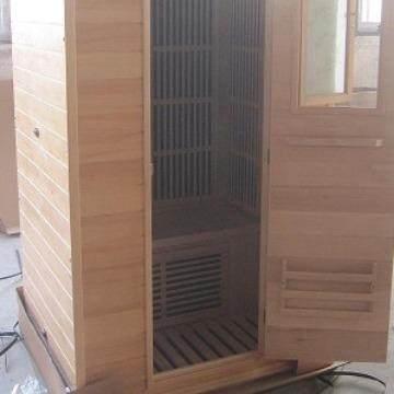 铁杉木频谱房远红外频谱能量舱房家用汗蒸桑拿房可移动无水桑拿房 - 图0