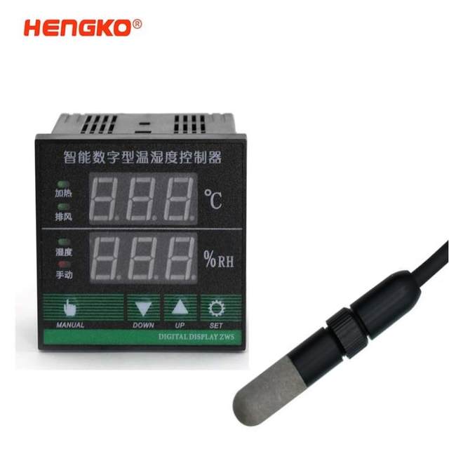Hengge 3-channel digital display intelligent thermostat with temperature control probe temperature and humidity controller temperature and humidity control regulator