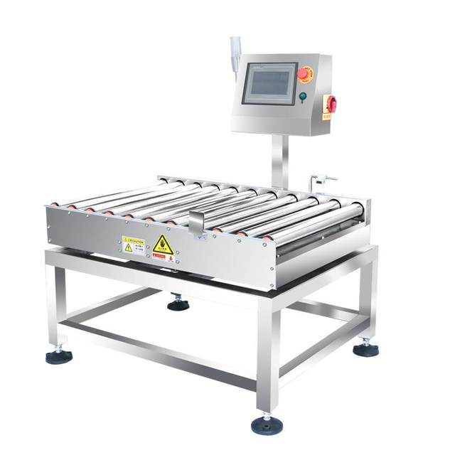 Intelligent quantitative weighing machine for rice bags, automatic weighing equipment for large-range rollers, dynamic weight checking scale