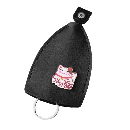 抽拉式钥匙包收纳迷你保护套男家门女士汽车通用可爱卡通车钥匙扣