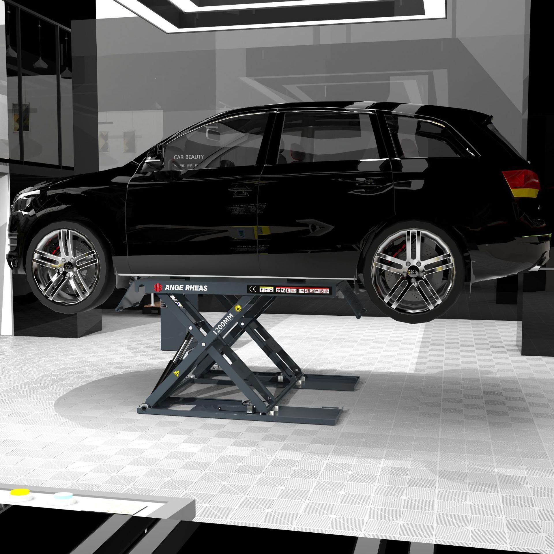 瑞亚斯举升机超薄小剪4吨可移动防水升降机保养汽修汽车举升机,淘宝优惠券,粉丝福利购,淘宝优惠卷