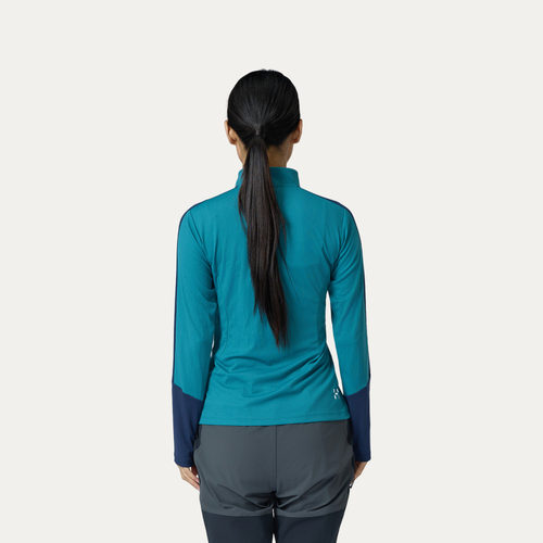 26新品 HAGLOFS火柴棍Polartec Standing Collar女子速干长袖T恤 - 图1