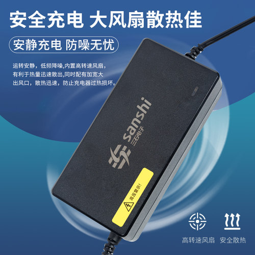 适用极核Mo1/Ae4SE/My/Ae5/Ez4/Ae7/Ez3/Ae2电动车铅酸三石充电器 - 图0