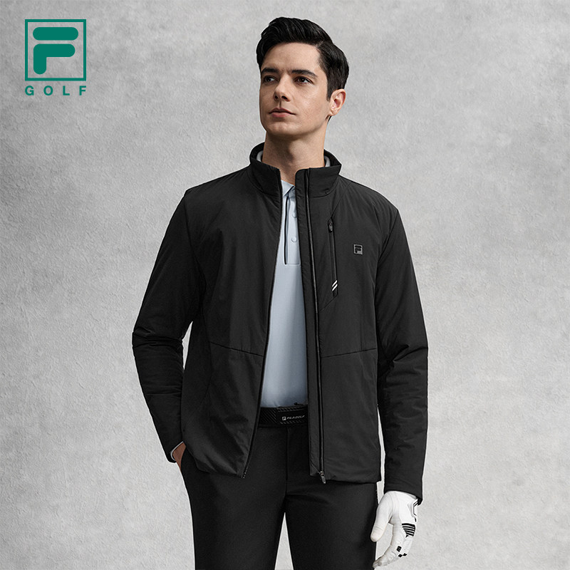 FILA斐乐官方男士保暖棉衣2026春季新款高尔夫运动夹克保暖外套男,淘宝优惠券,粉丝福利购,淘宝优惠卷