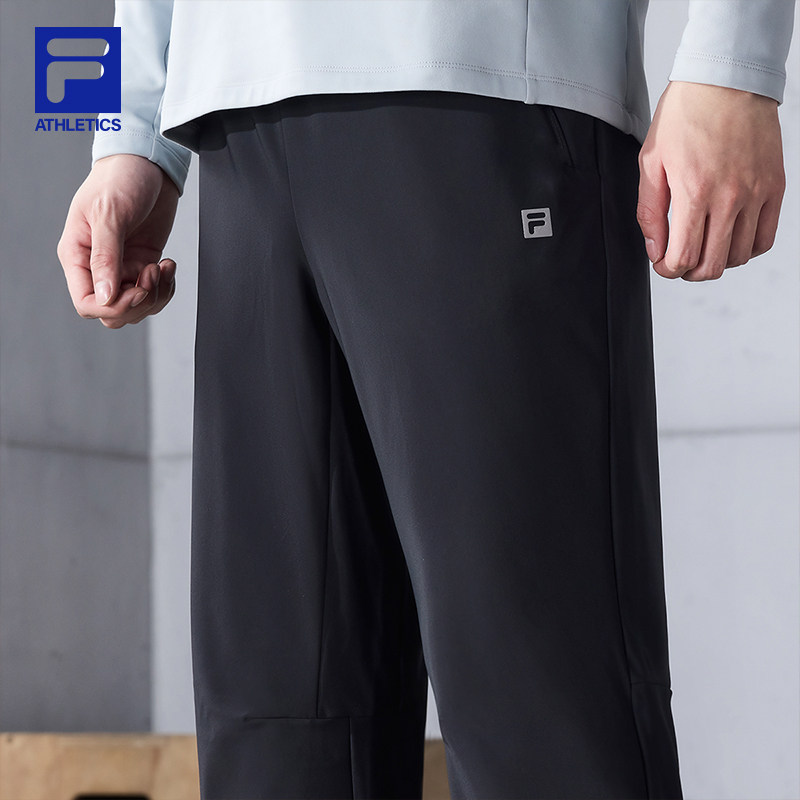 FILA斐乐官方男士运动长裤健身训练裤户外防晒裤直口凉感休闲裤男,淘宝优惠券,粉丝福利购,淘宝优惠卷