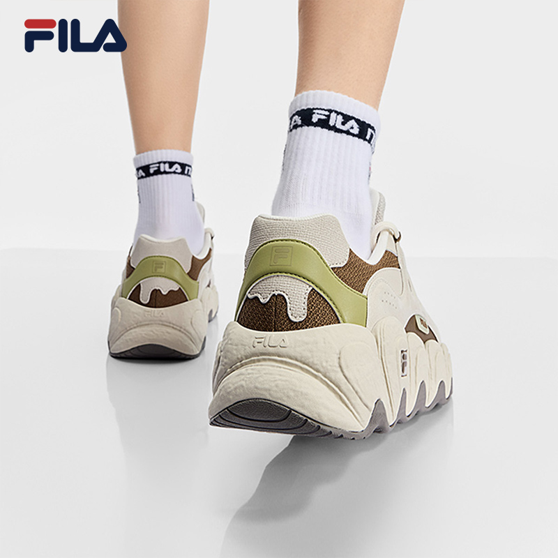 FILA斐乐官方情侣老爹鞋可颂鞋2025秋季新款运动鞋男户外休闲鞋女 - 图1