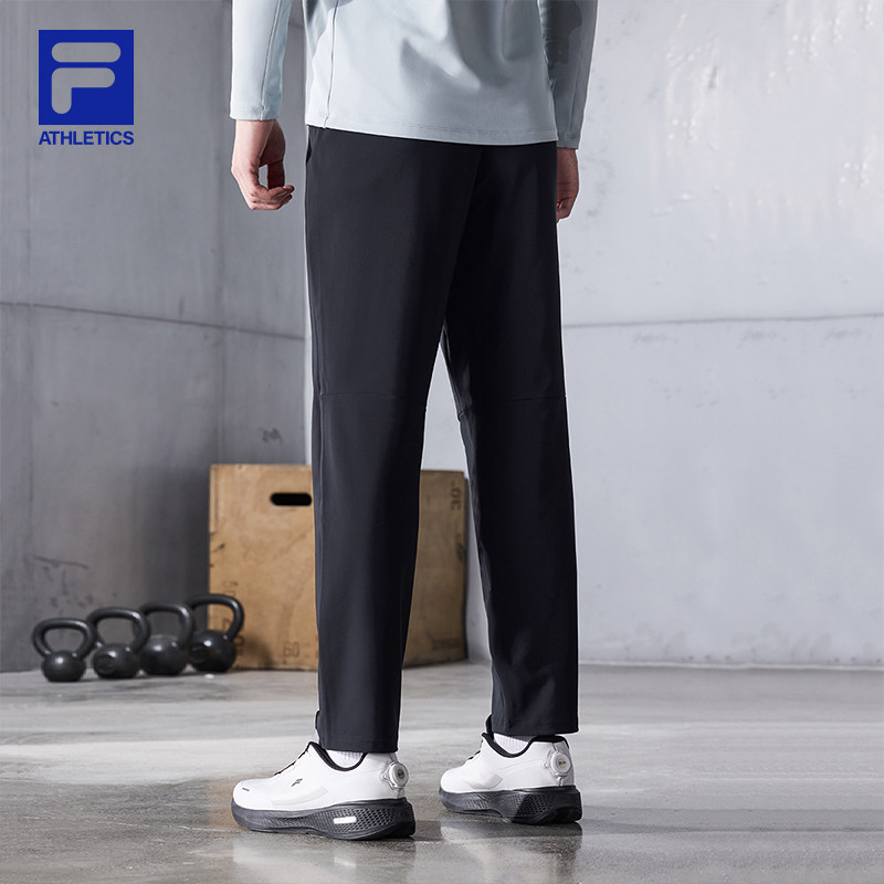 FILA斐乐官方男士运动长裤健身训练裤户外防晒裤直口凉感休闲裤男,淘宝优惠券,粉丝福利购,淘宝优惠卷