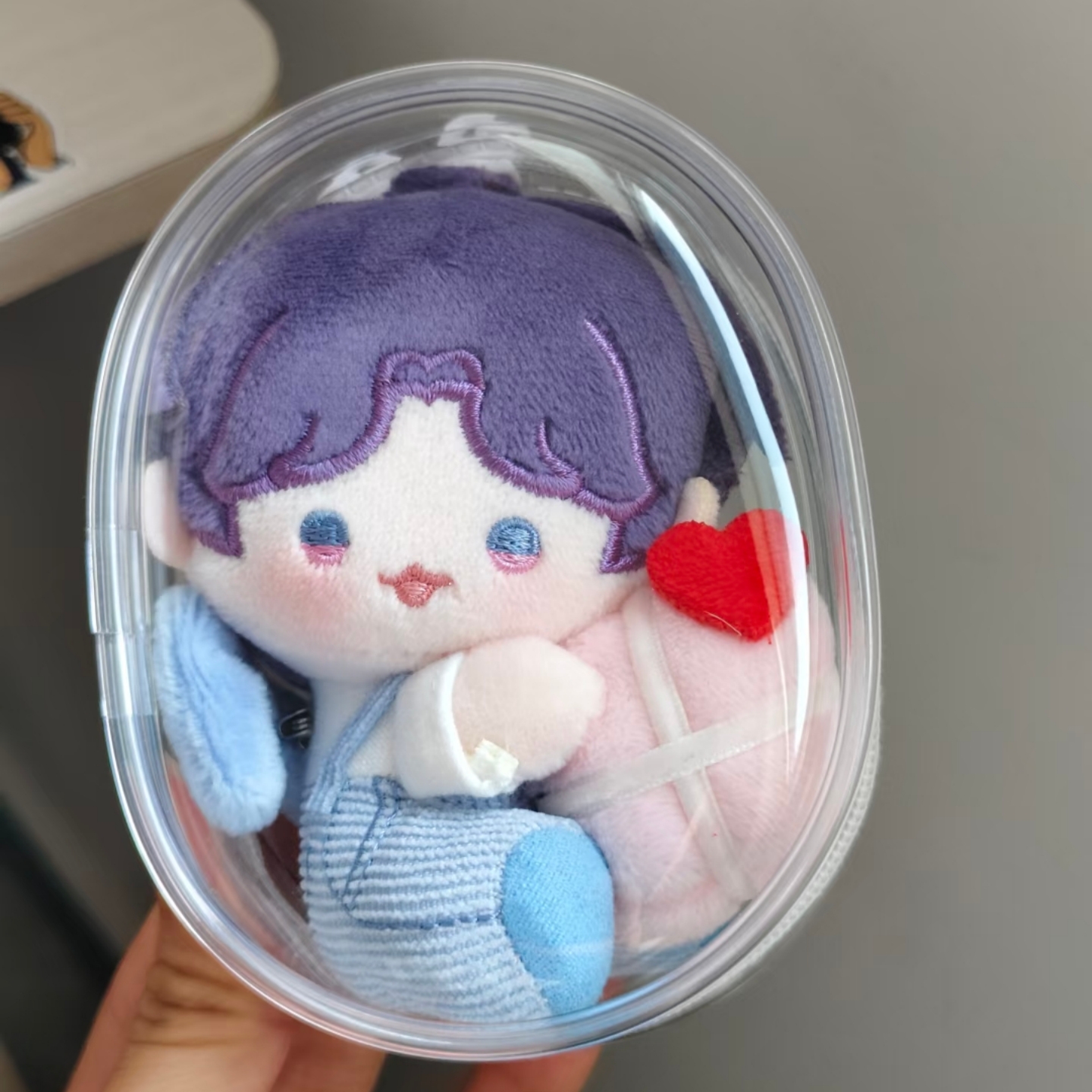 恋与深空沈星回2025生日娃包保护套秦彻生日棉花娃娃收纳遛娃包挂 - 图0