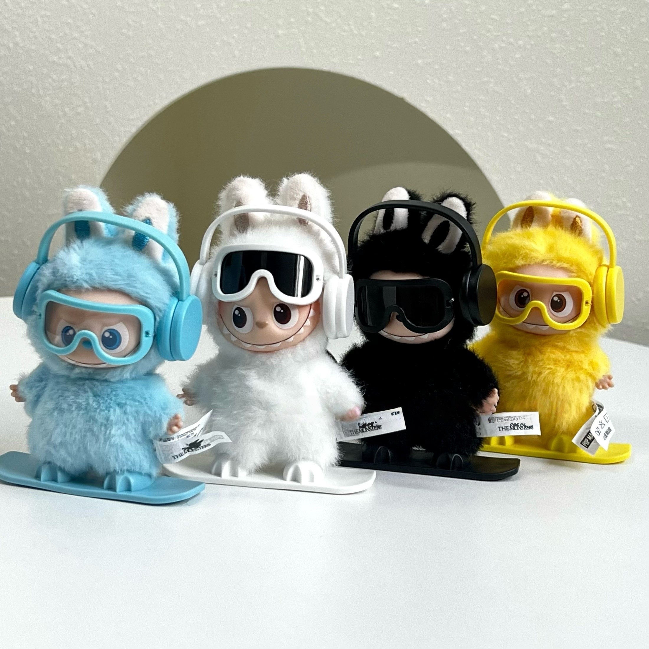 labubu4.0心底密码滑雪板套装摆件拉布布四代娃衣车载展示配装饰,淘宝优惠券,粉丝福利购,淘宝优惠卷