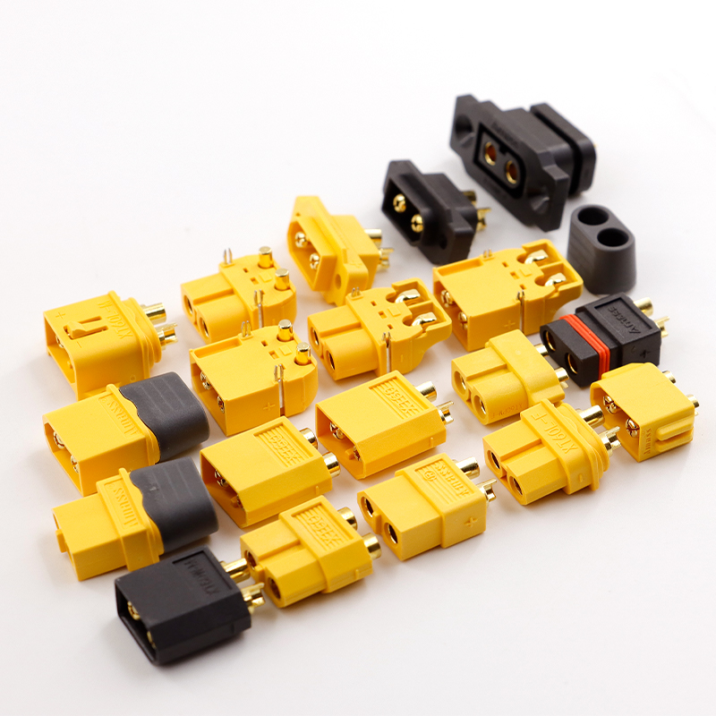 Amass XT60U/60H/PW/PT/系列公母连接器电调大电流插头航模锂电池 - 图3