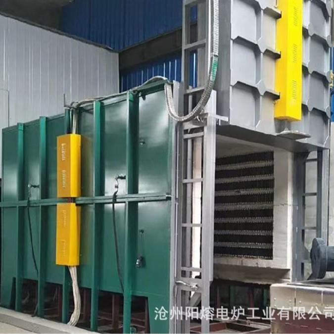 大型高温台车炉全纤维台车式电阻炉淬火退火热处理设备 - 图0