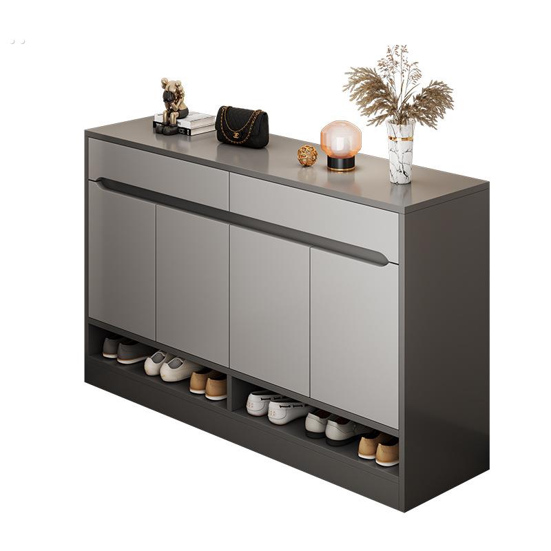 鞋柜家用门口双面柜新款2025靠墙玄关柜一体隔断入户门储物柜 - 图3