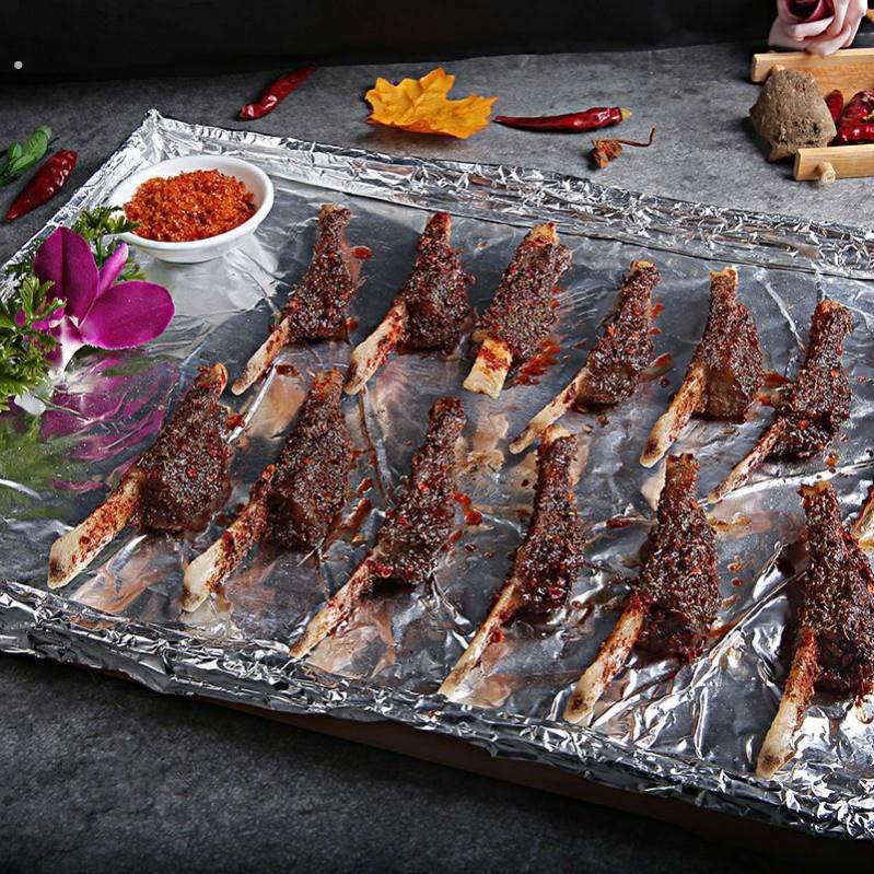 仿真食品模型 锡纸碳烤小羊排食物 样品假菜 道具 菜品模具摆件,淘宝优惠券,粉丝福利购,淘宝优惠卷