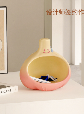 入户玄关收纳大蒜客厅餐边柜进门口钥匙门禁卡置物可创意摆设