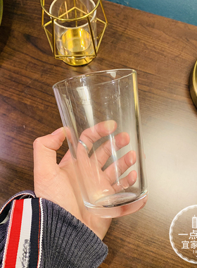 宜家365+钢化玻璃水杯家用果汁